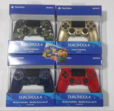 PS4 JOYSTICK CAMUFLADO, DORADO, ROJO, AZUL NUEVO SELLADO PLAY STATION, TIENDATOPMK