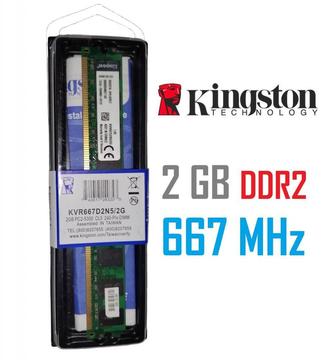 Memoria Ram DDR2 2gb 667 mhz Kingston (NUEVO)