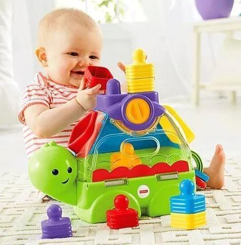 FisFisher Price Tortuga Bloques Apilables 6m-36m (S/.45)her Price Tortuga Bloques Apilables 6m-36m (S/.45)