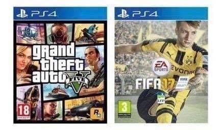 GTA V & FIFA 17 - PS4