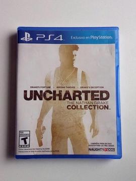 PS4 UNCHARTED COLECCIÓN COMPLETA NUEVO SELLADO PLAY STATION 4 TIENDATOPMK