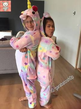 Pijama Onesie Unicornio Estrellas para niños