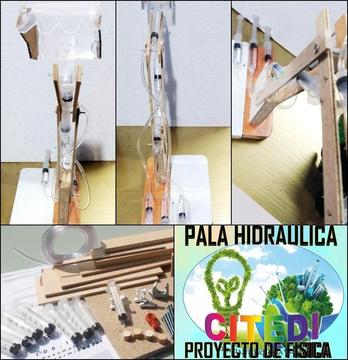 PALA HIDRAULICA CASERA-PRINCIPIO DE PASCAL