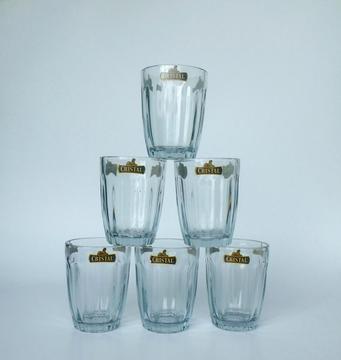 6 VASOS DE CERVEZA CRISTAL