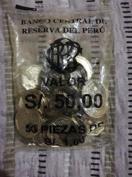 Monedas 1 Sol Machu Picchu Bolsa de 50