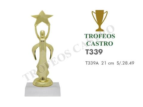 TROFEO PARA PREMIACION COMPETENCIA MODELO T339 - TROFEOS CASTRO