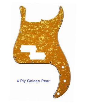 Pickguard Pbass Fender Mx Usa Original Gold Pearl 4 Cuerdas