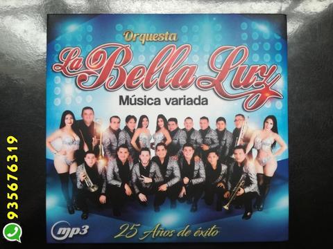 CD/MP3 Orquesta Bella Luz (original) sin usar