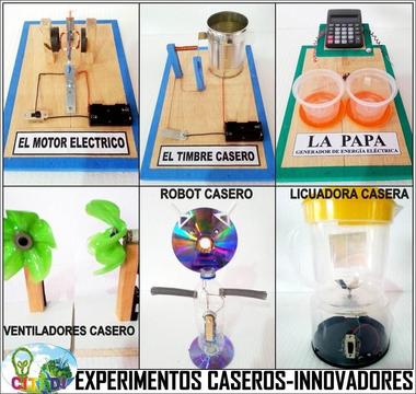 EXPERIMENTOS CASEROS ESCOLARES
