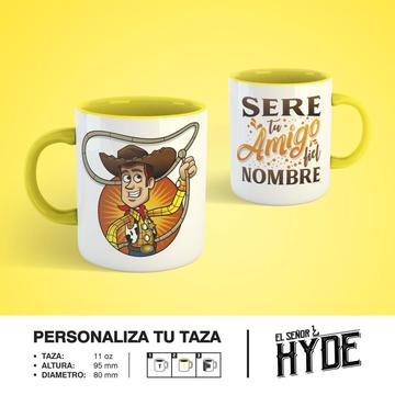 Toy Story ¡ Taza Personalizada Con Tu Nombre !