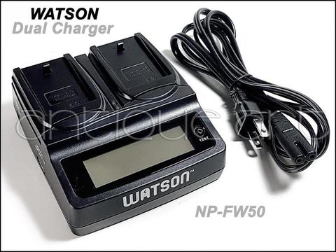 A64 Cargador Np-fw50 Watson Dual Sony A7 A7r A6000 A6500