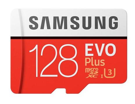 Samsung EVO Plus 128GB Memoria Micro SD U3 100Mbps R/90Mbps W