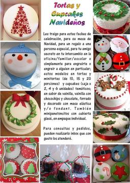 Tortas Y Cupcakes para Navidad