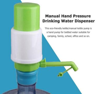 Dispensador de bomba de agua a presión manual botellas de agua potable