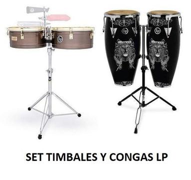 SET TIMBALES CONGAS LP NUEVO
