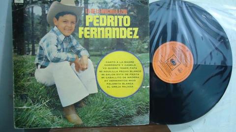 lp disco vinilo Pedrito Fernandez La de la mochila azul 33 rpm