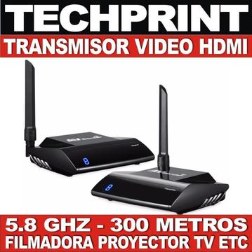 Transmisor Inalambrico Hdmi Hd Full Hd 300 Mt Alcance Video